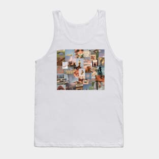 soft happy aesthetic collage Tank Top